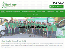 Tablet Screenshot of newimagecleaning.com